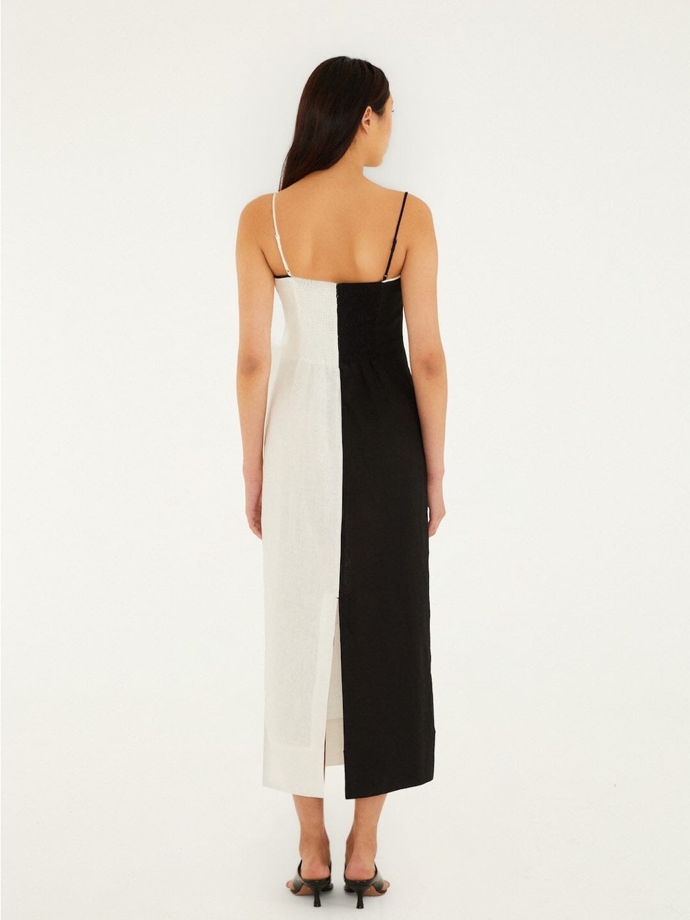 FARM Rio Black & White Embroidered Toucan Sleeveless Maxi Midi Dress S Small - Picture 3 of 7